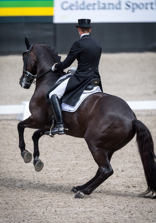 Strong pirouette: GLOCK Rider Edward Gal and GLOCK’s Voice. © Arnd Bronkhorst